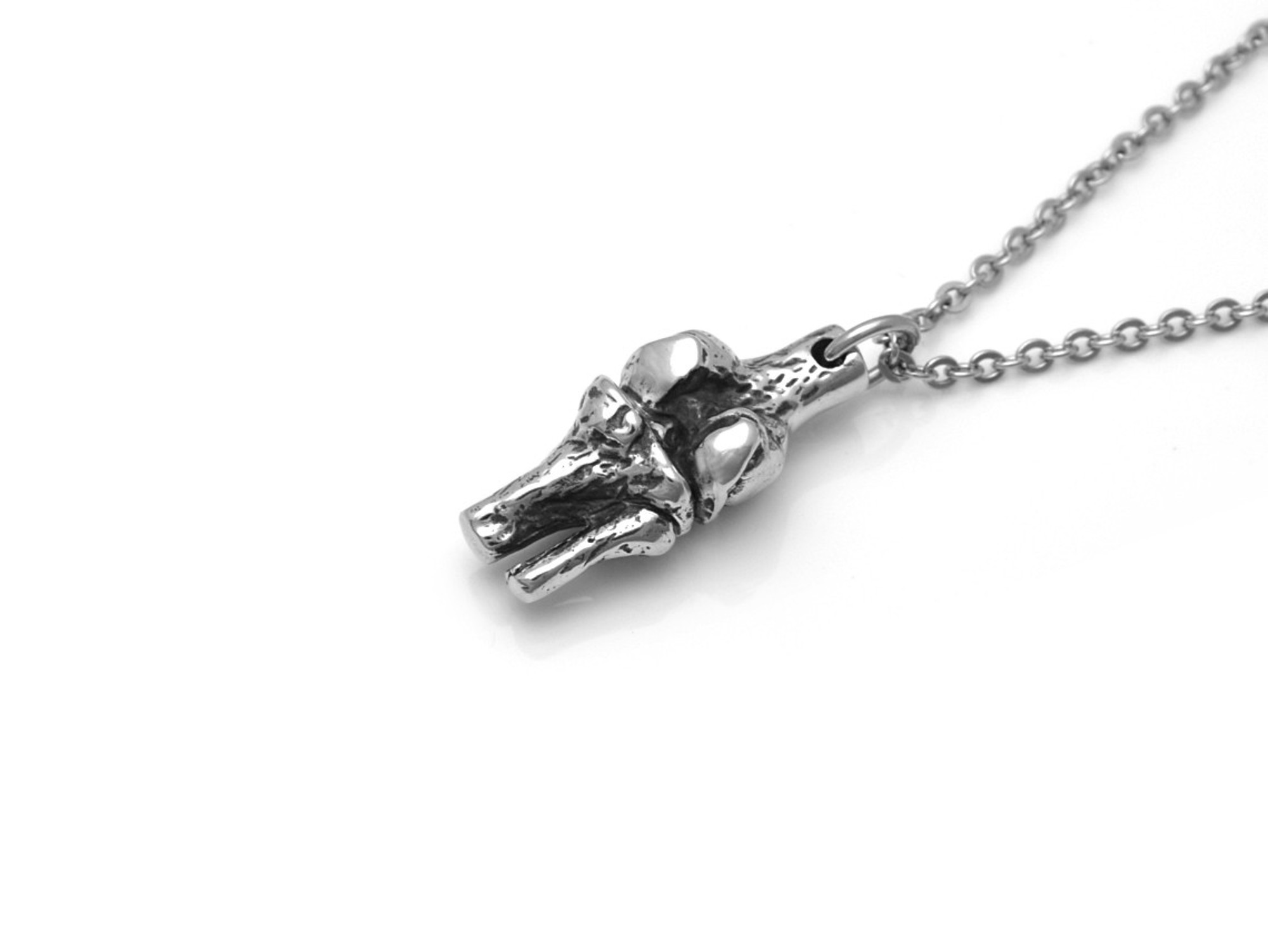 Anatomisk Knäled Halsband, Handgjort Anatomi Smycke - 3