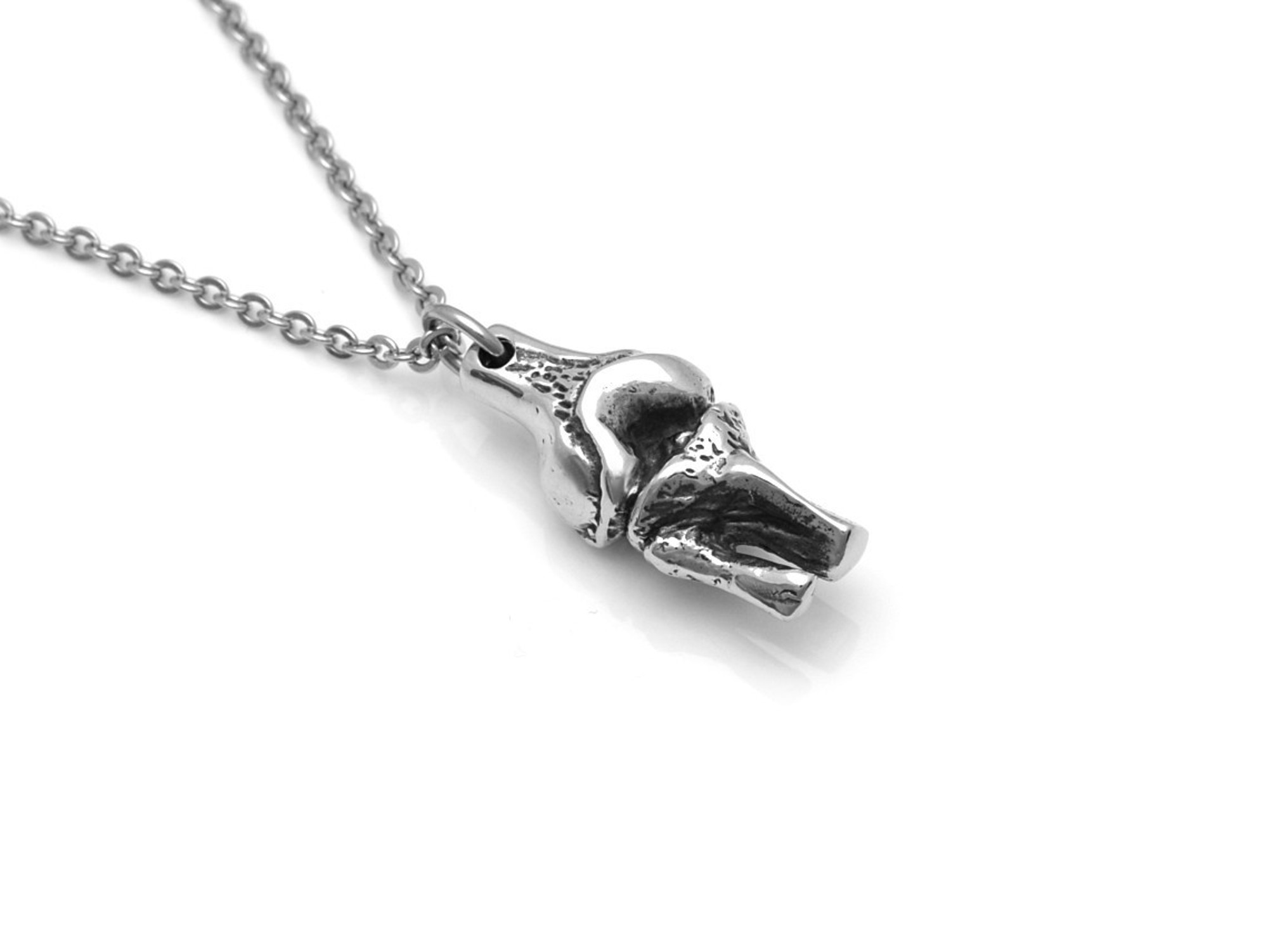 Anatomisk Knäled Halsband, Handgjort Anatomi Smycke - 2