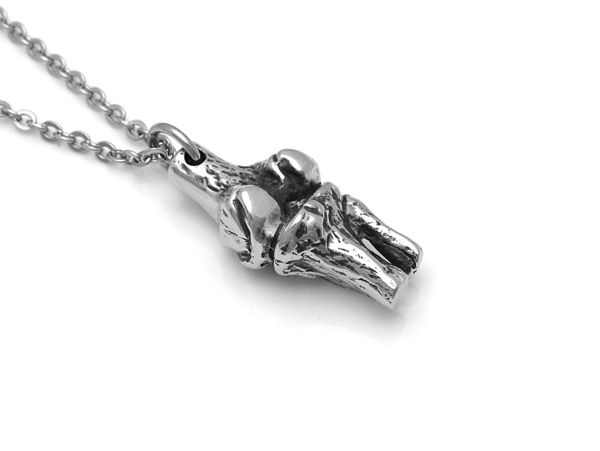 Anatomisk Knäled Halsband, Handgjort Anatomi Smycke - 4