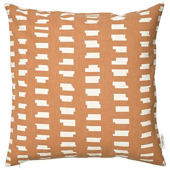 Kuddfodral Ikat Block Terracotta 50x50cm
