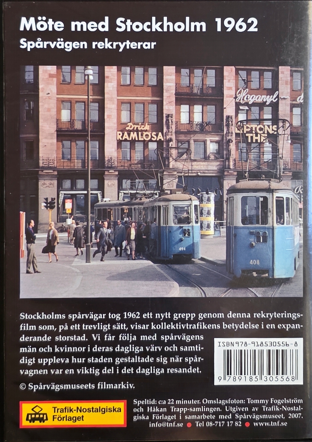 Möte med Stockholm 1962 - Spårvägen rekryterar  (DVD) TNF16 - 2