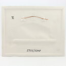 Staffan Johnson (WWF 1991) White Wall Plaque with Peregrine Falcon Motif 32 cm