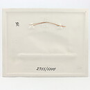 Staffan Johnson (WWF 1991) White Wall Plaque with Peregrine Falcon Motif 32 cm