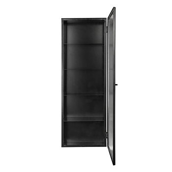 Haze Wall Cabinet Tall Black Ferm Living