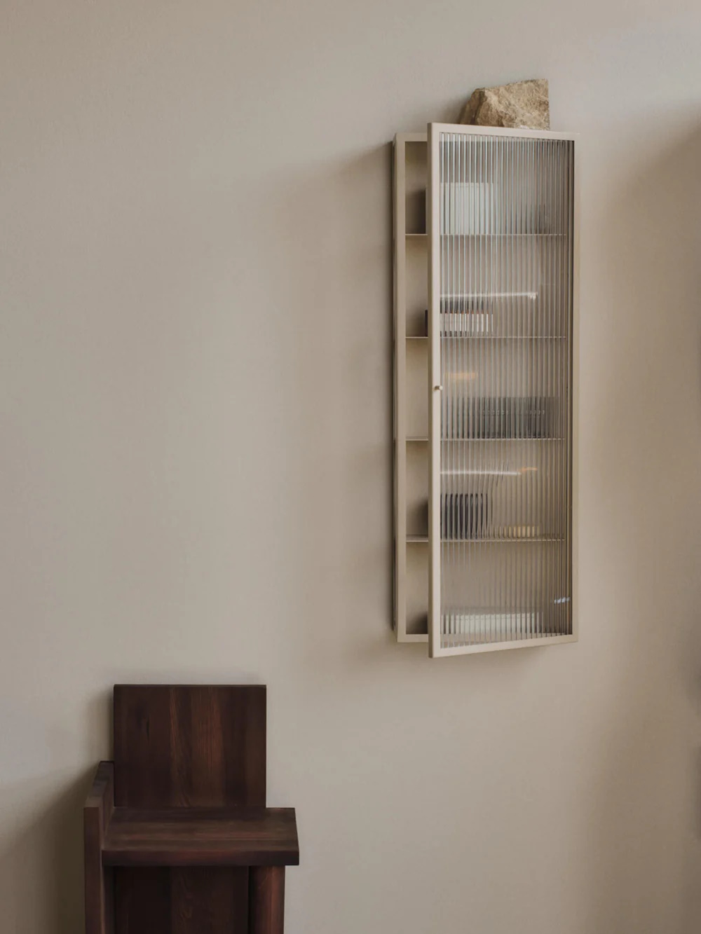 Haze Wall Cabinet Tall Cashmere Ferm Living - 4
