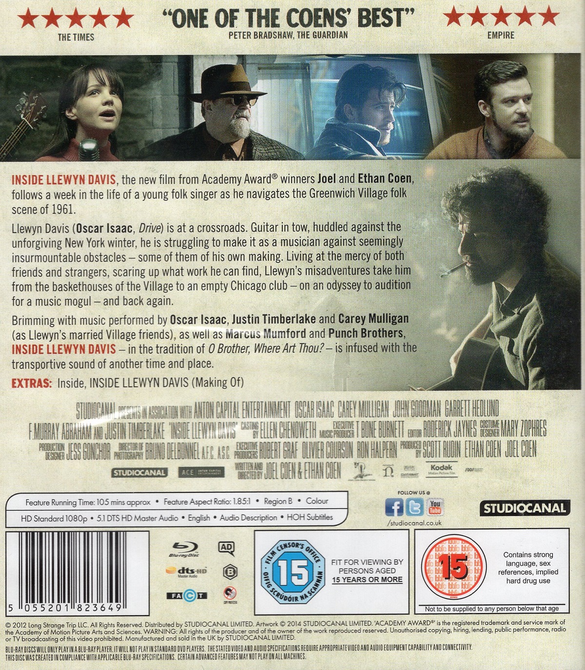 Inside Llewyn Davis (ej svensk text) (Blu-ray) - 2