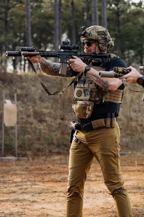 Blue Alpha  Horizontal 556  Rifle Magazine Pouch - 4