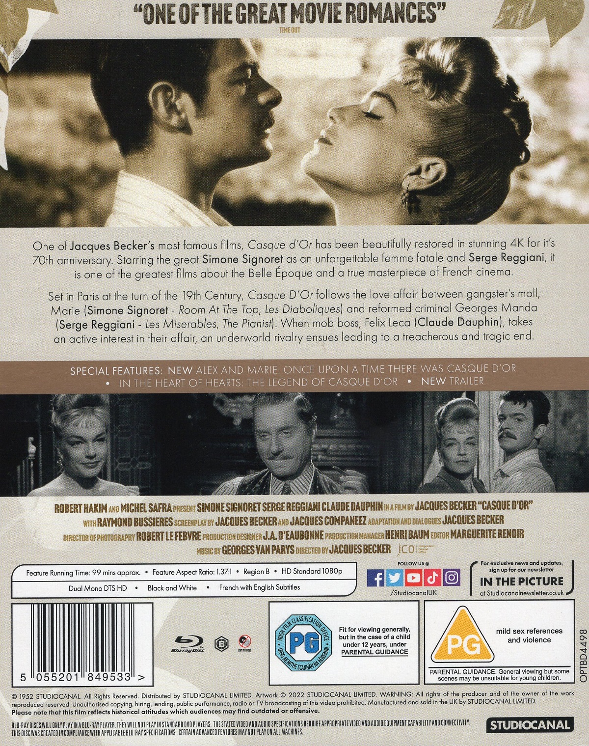 Casque d'Or (ej svensk text) (Blu-ray) - 2