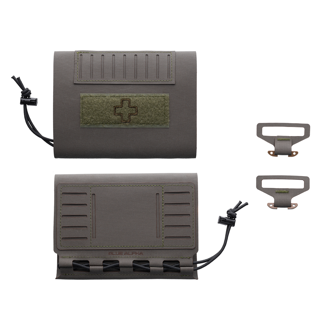 Blue alpha Medical Pouch side pull - 9