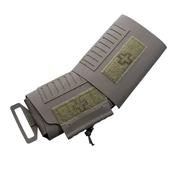 Blue alpha Medical Pouch side pull