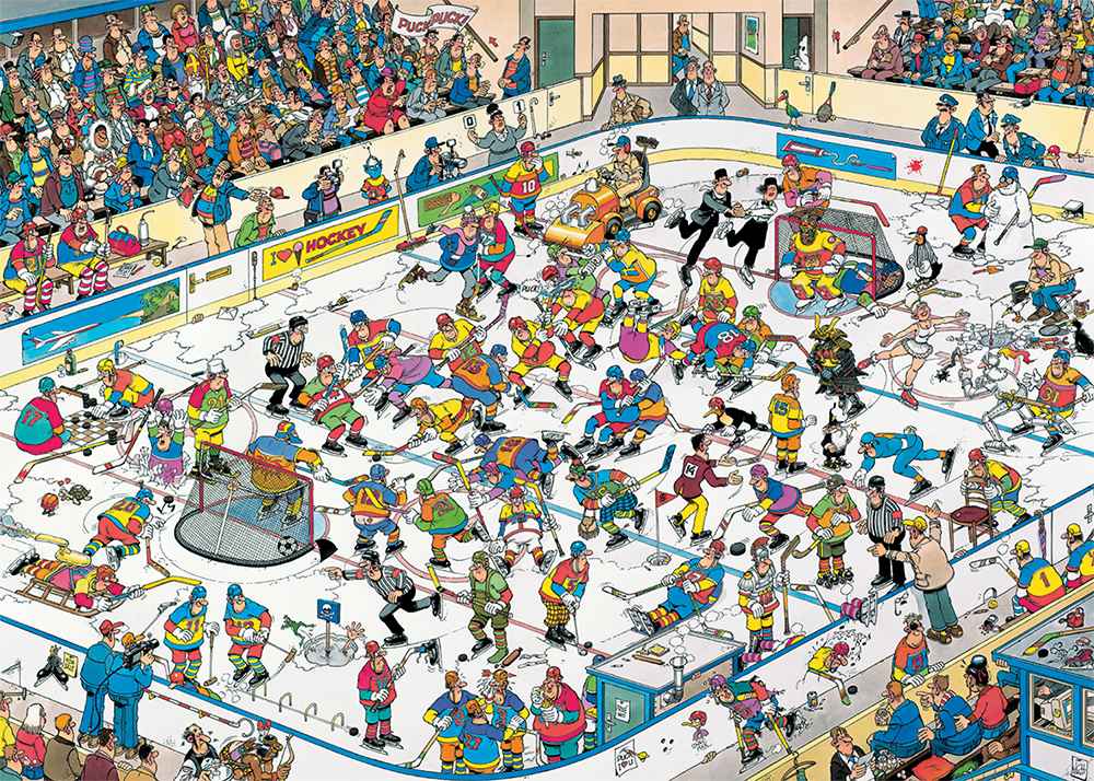 Ice Hockey, 1000 Bitar, JVH Jumbo