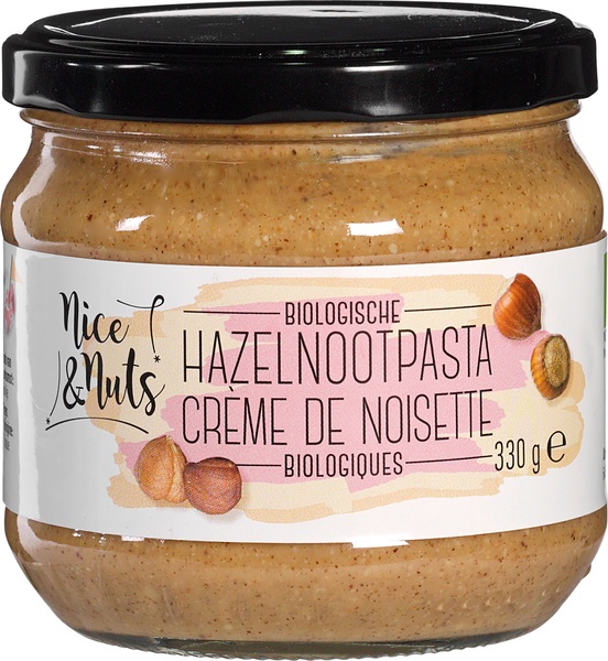 Ekologiskt nötsmör hasselnöt Nice & Nuts 330g