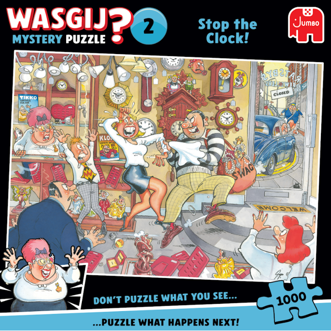 Wasgij Mystery  #2 Stop the Clock! 1000 bitar Jumbo - 2