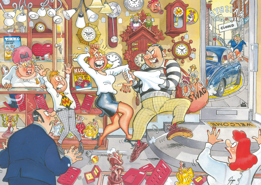Wasgij Mystery  #2 Stop the Clock! 1000 bitar Jumbo