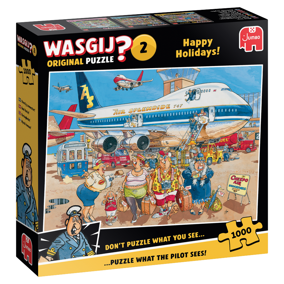 Wasgij Original #2Happy Holidays!  1000 Bitar Jumbo - 2