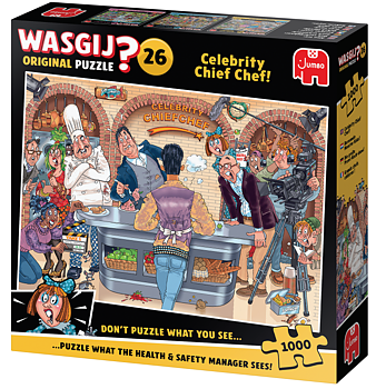 Wasgij Original #26 Celebrity Chief Chef!  1000 Bitar Jumbo