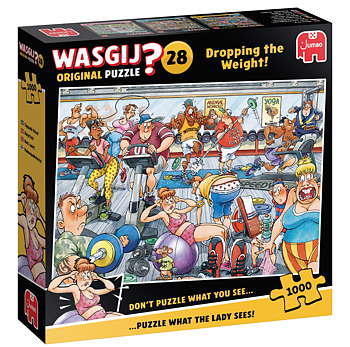 Wasgij Original #28 Dropping the Weight!  1000 Bitar Jumbo