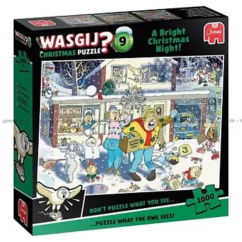 Wasgij Christmas #9 A Bright Christmas Night! 1000 bitar Jumbo