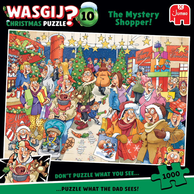 Wasgij Christmas #10 The Mysteri Shopper! 1000 bitar Jumbo - 2