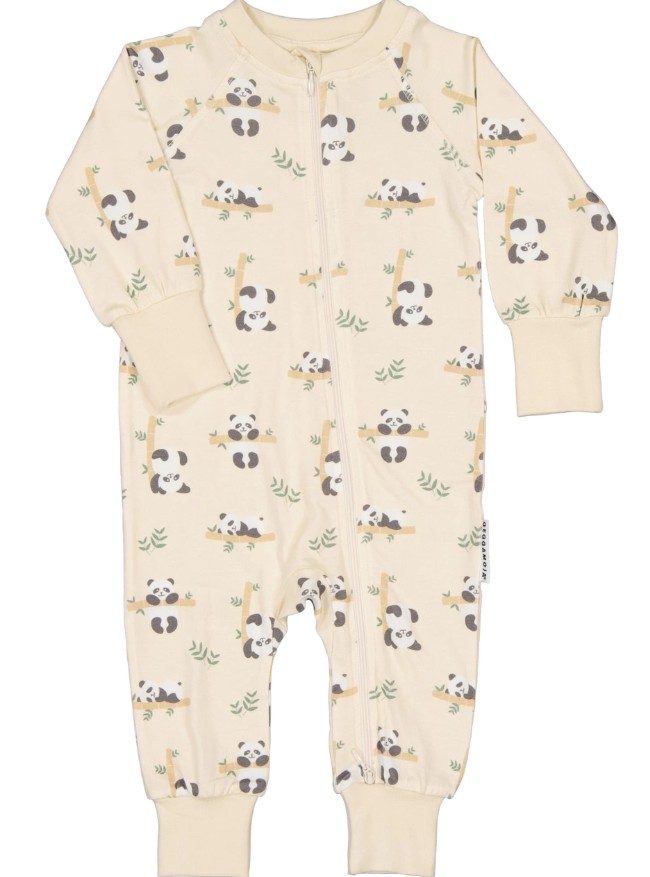 Geggamoja Pyjamas Bambu Panda beige