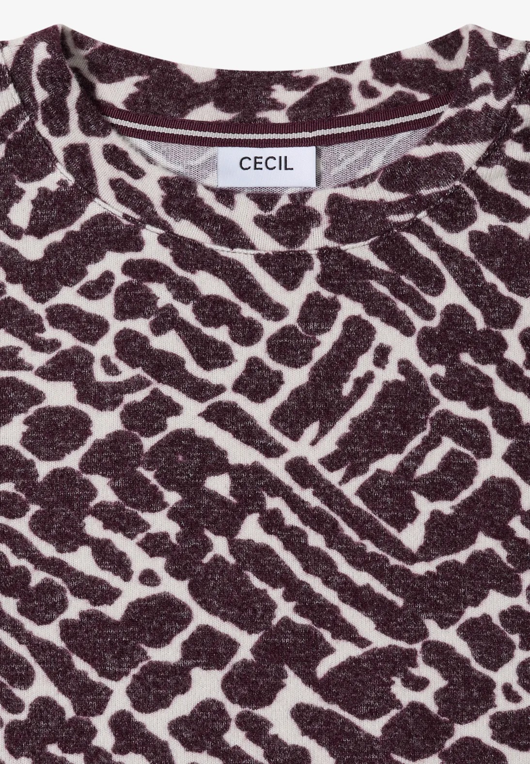 Cosy Melange AOP T-shirt - Cecil - 5