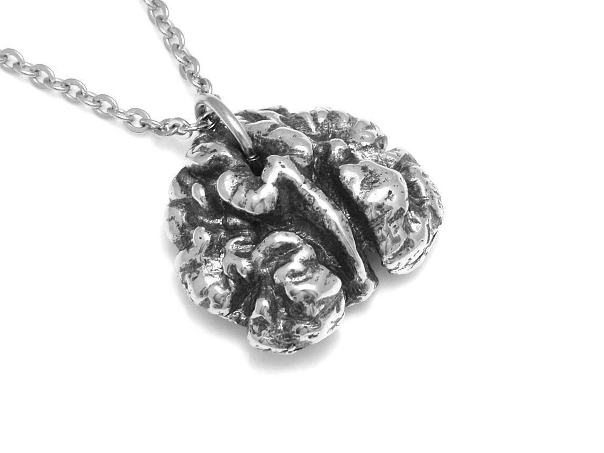 Valnöt Halsband, Handgjort Nöt Smycke