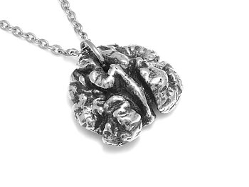 Valnöt Halsband, Handgjort Nöt Smycke