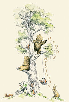 Elise Hurst : Storytime Bears in a Tree - Kort med kuvert
