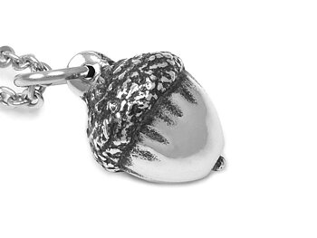 Litet Ekollon Halsband, Handgjort Natur Smycke