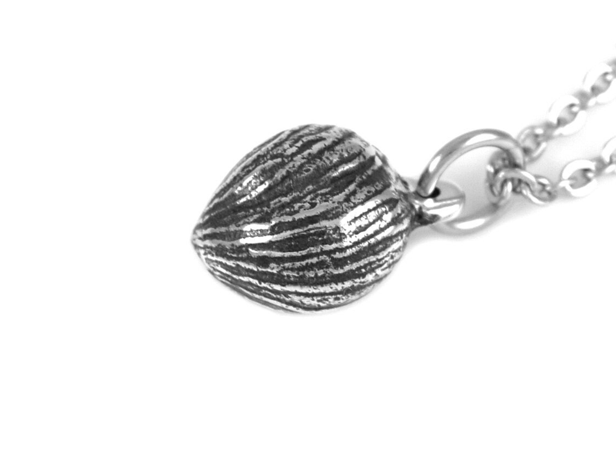 Hasselnöt Halsband, Handgjort Nöt Smycke - 4