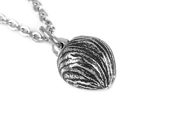 Hasselnöt Halsband, Handgjort Nöt Smycke