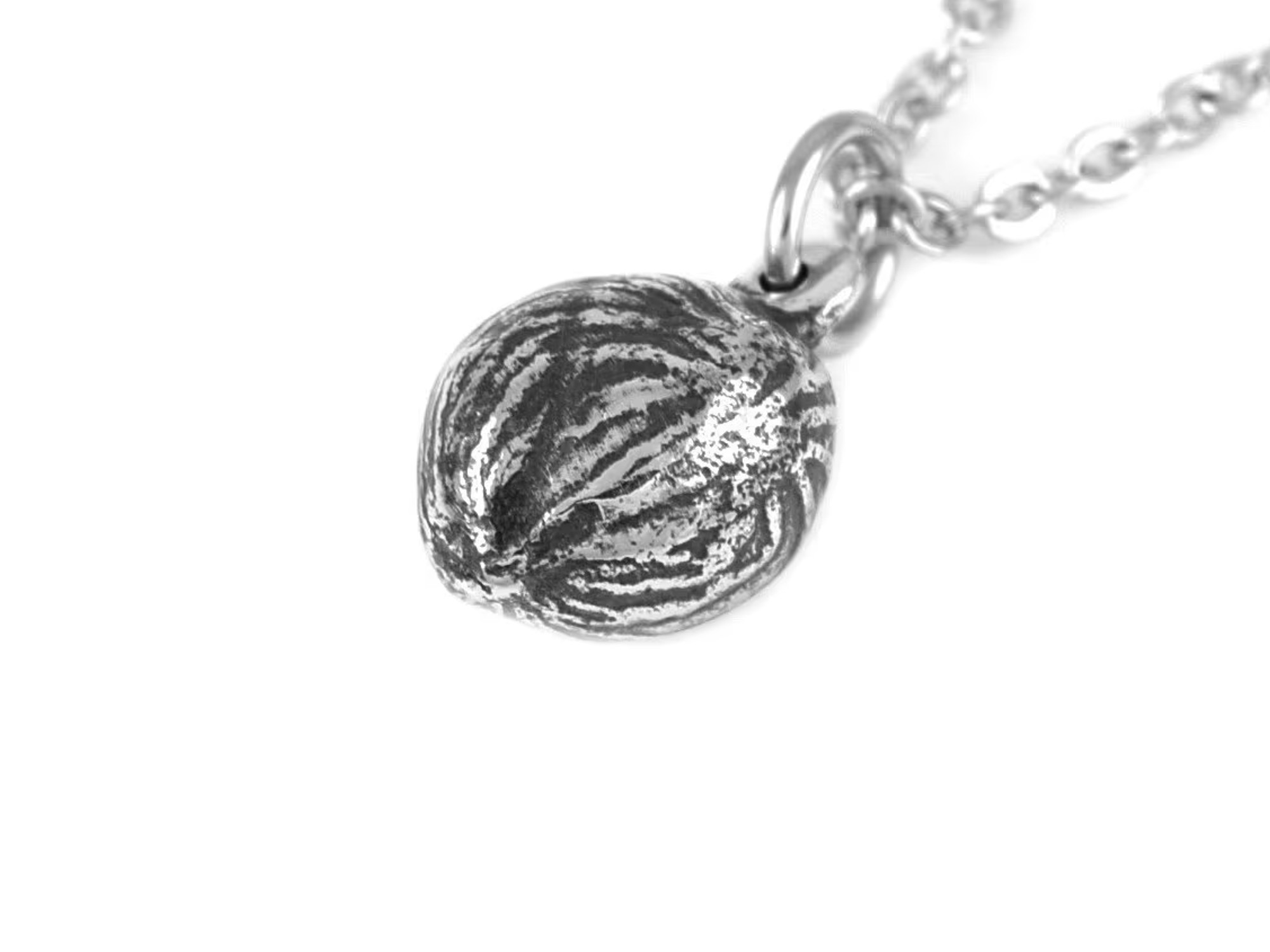 Hasselnöt Halsband, Handgjort Nöt Smycke - 5
