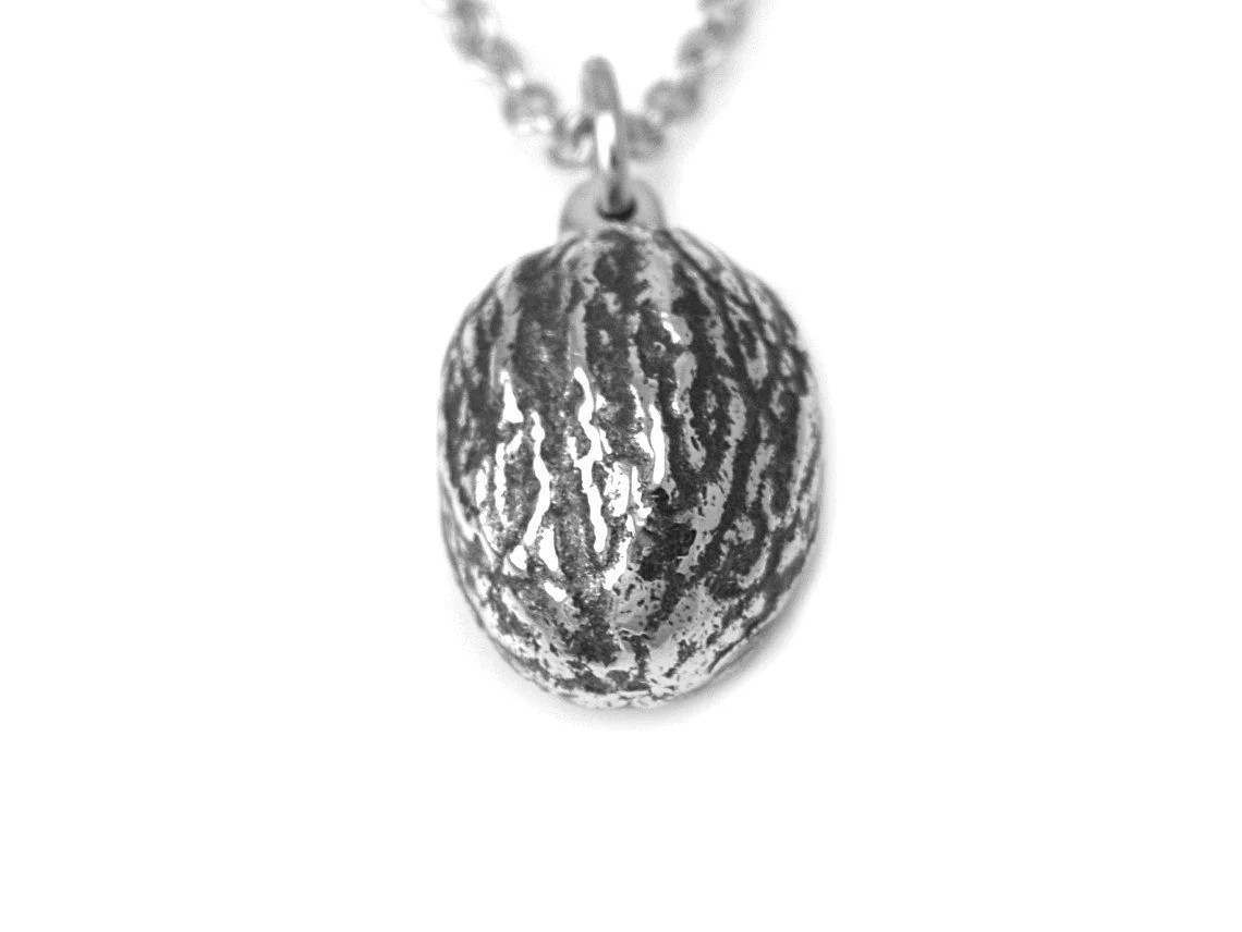 Muskotnöt Halsband, Handgjort Natur Smycke - 3