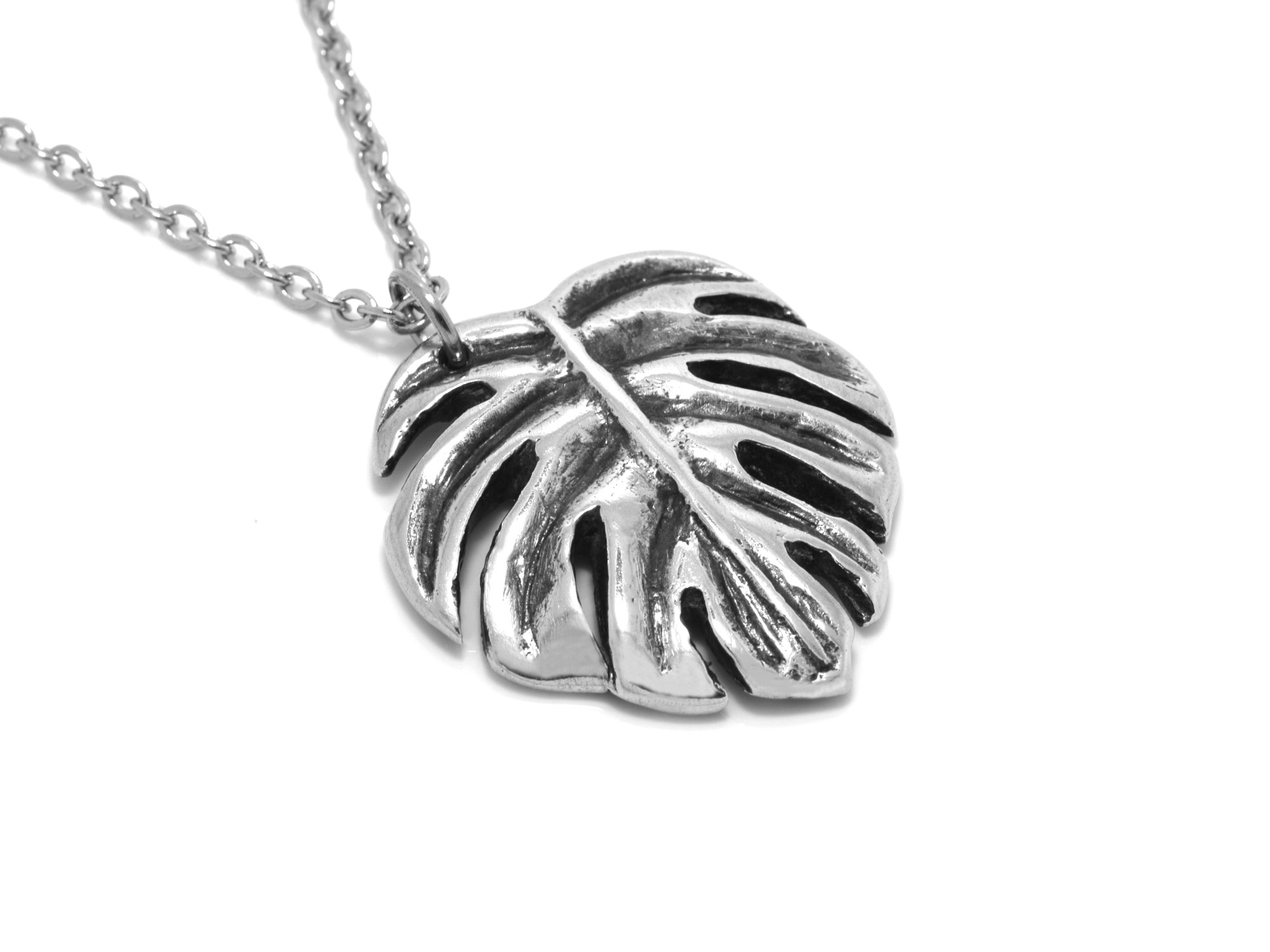 Monstera Halsband, Handgjort Natur Smycke - 2