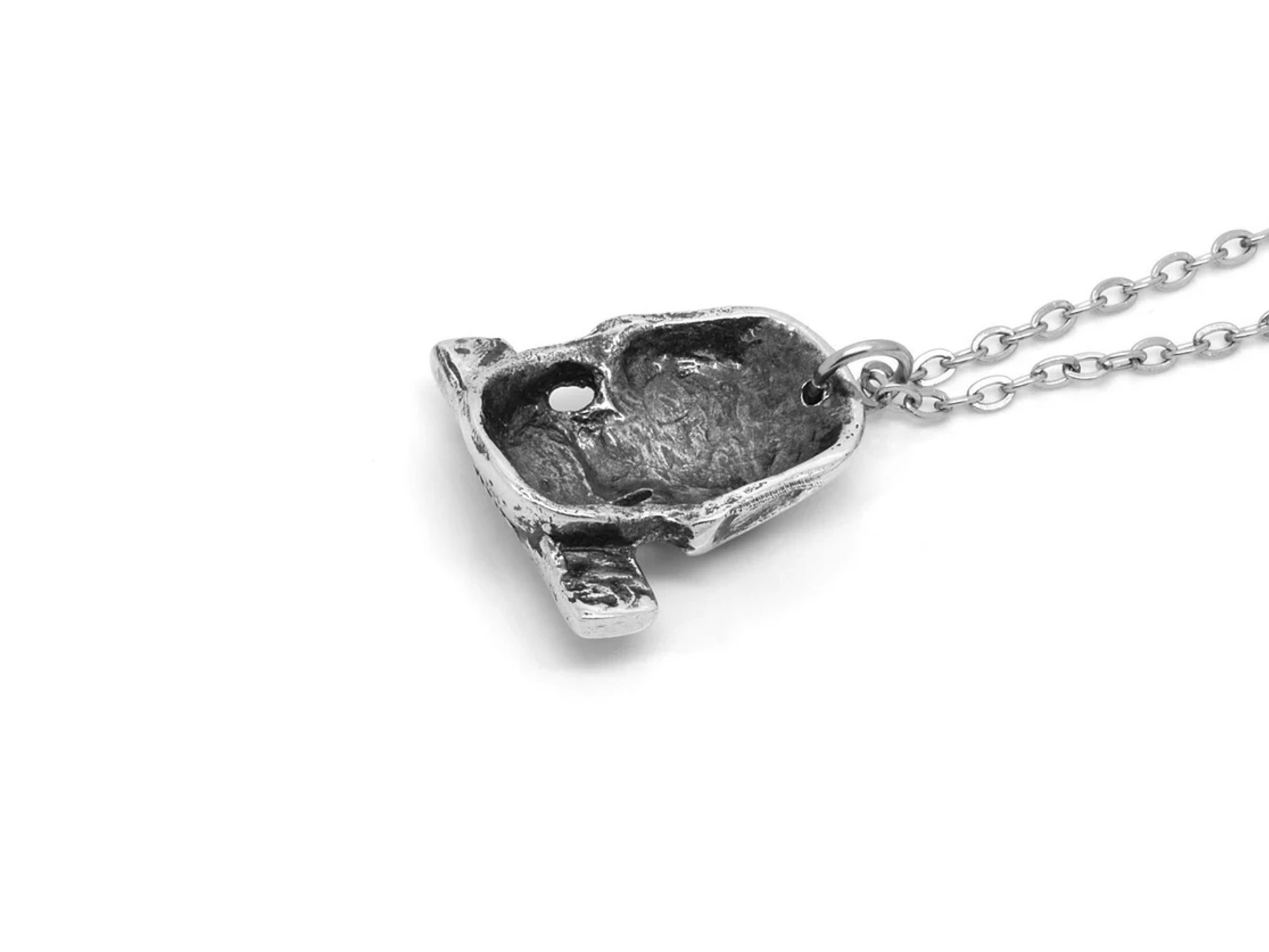 Carpe Diem Döskalle Halsband, Handgjort Fånga Dagen Rock Smycke - 4