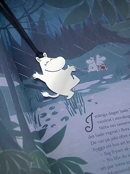 Mumin bokmärke - Mumintrollet, silver