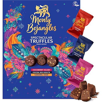 vegansk adventskalender tryfflar monty bojangles 235g