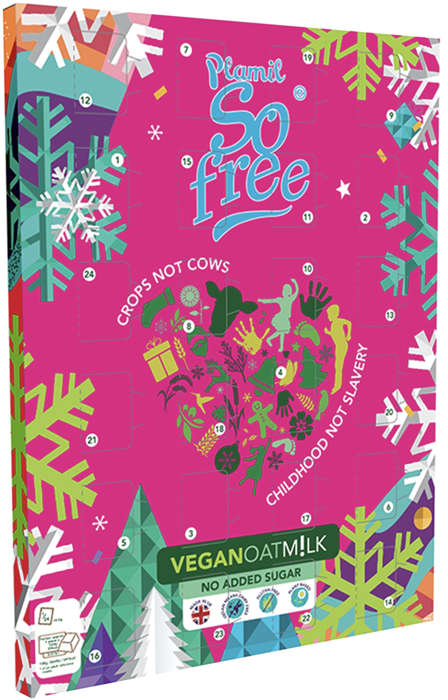 vegansk chokladkalender sockerfri sofree plamil