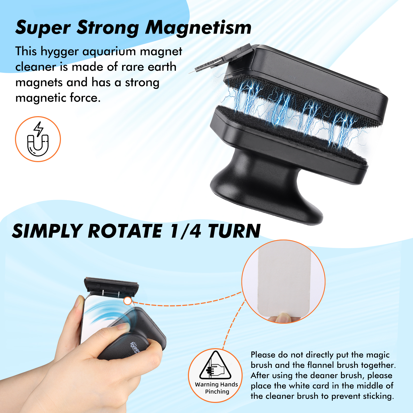 Hygger HG068-M - Flytande Algmagnet - 3