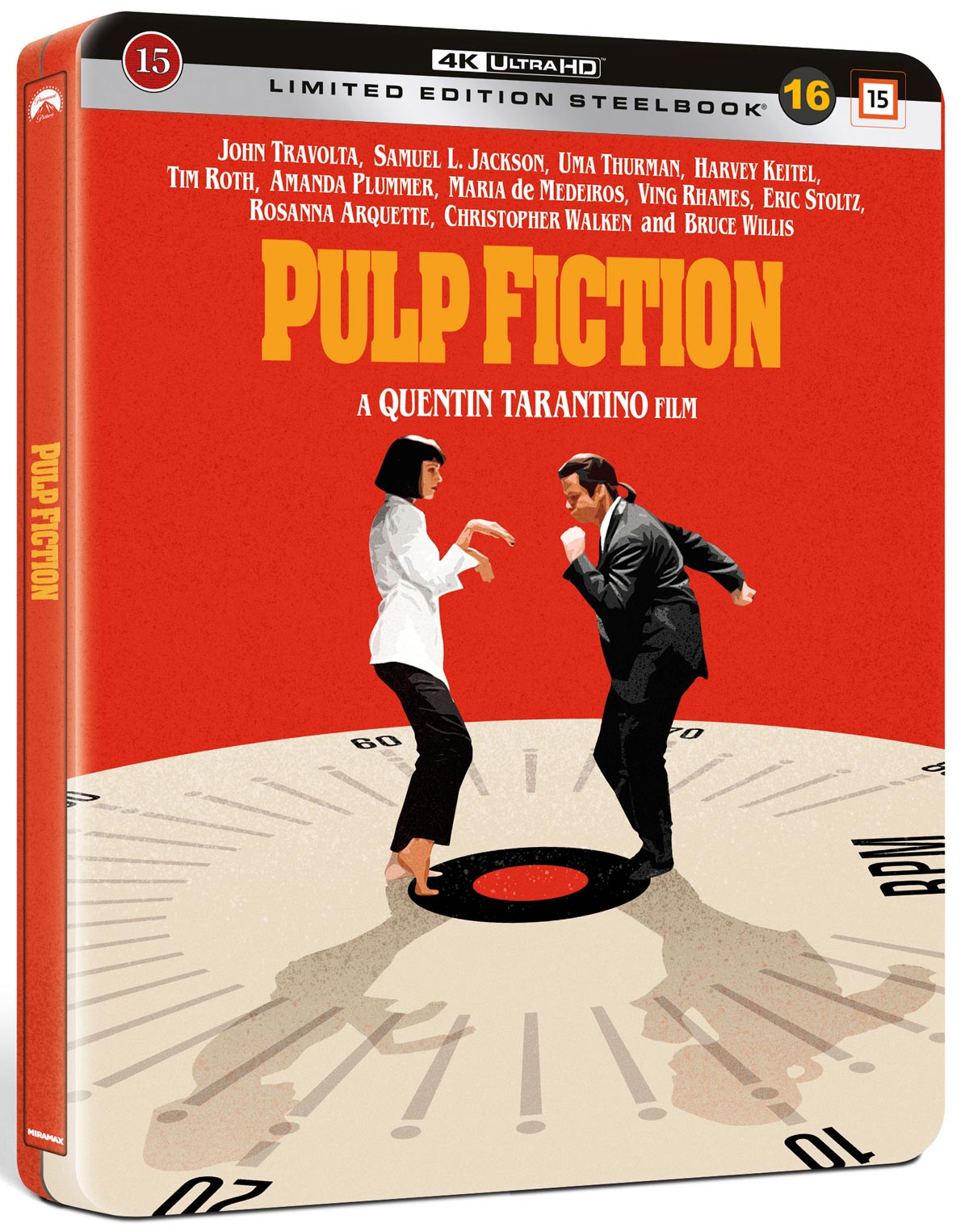 Pulp Fiction (Limited Edition Steelbook) (4K Ultra HD)