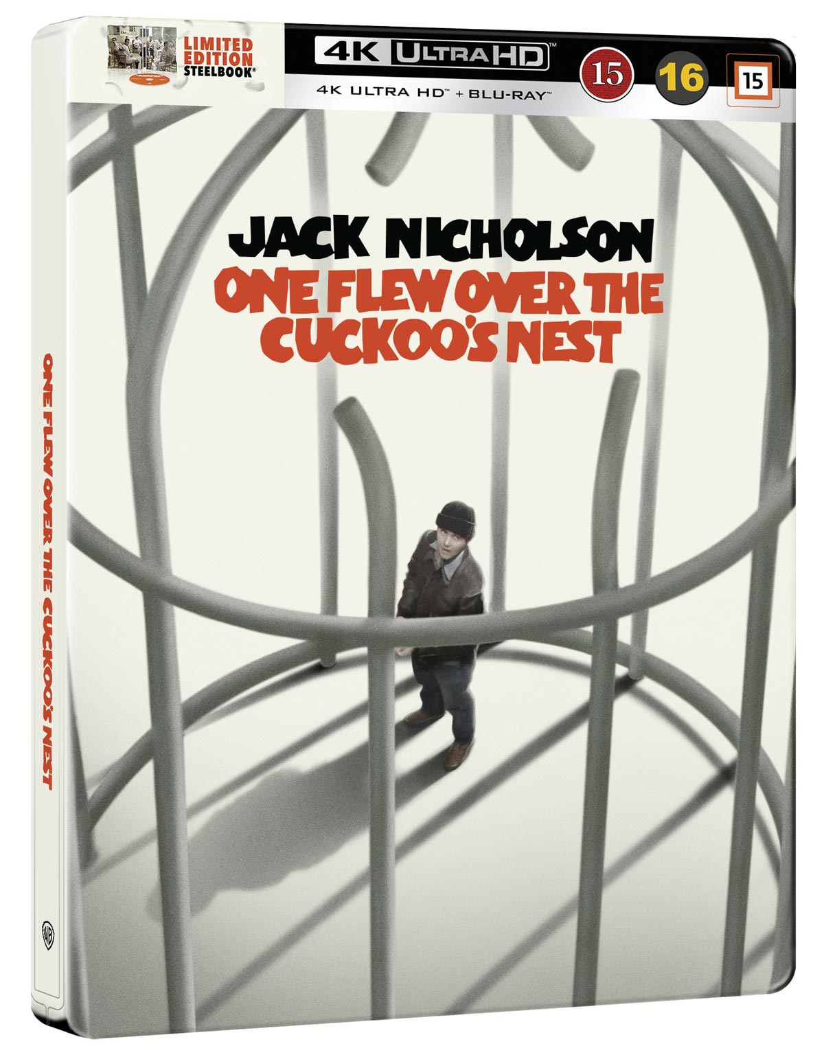 One Flew Over the Cuckoo's Nest (ej svensk text) (Limited Edition Steelbook) (4K Ultra HD + Blu-ray)