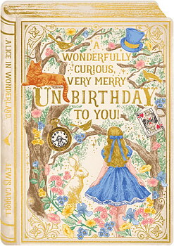 Storybook Collection : Birthday Edition A Wonderfully Curious Very Merry Unbirthday to you - Kort med kuvert