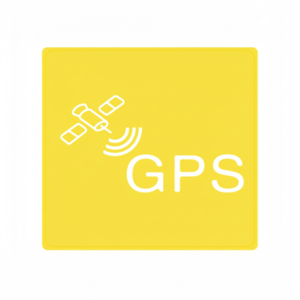 GPS-dekal med satellitsymbol - 2