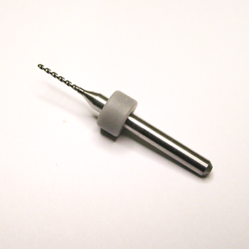 Miniborr 0,9 mm av volframstål (grå)