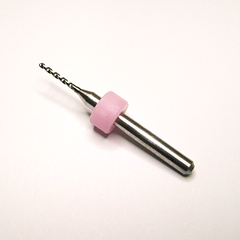 Miniborr 1,1 mm av volframstål (rosa)