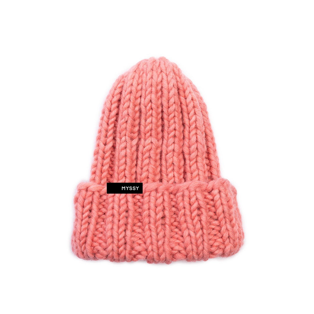 Muffi handstickad beanie,  100% hållbar ull från Myssyfarmi,  it´s not cool, it´s warm! - 3