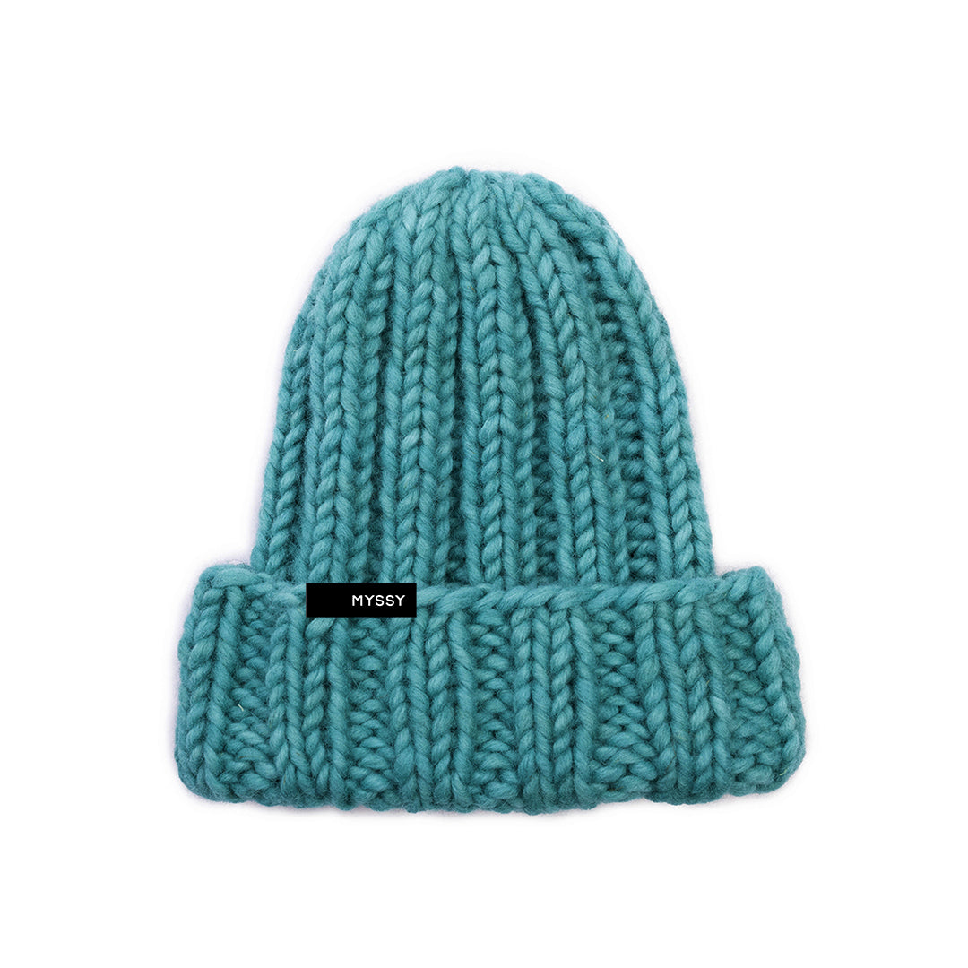 Muffi handstickad beanie,  100% hållbar ull från Myssyfarmi,  it´s not cool, it´s warm! - 2