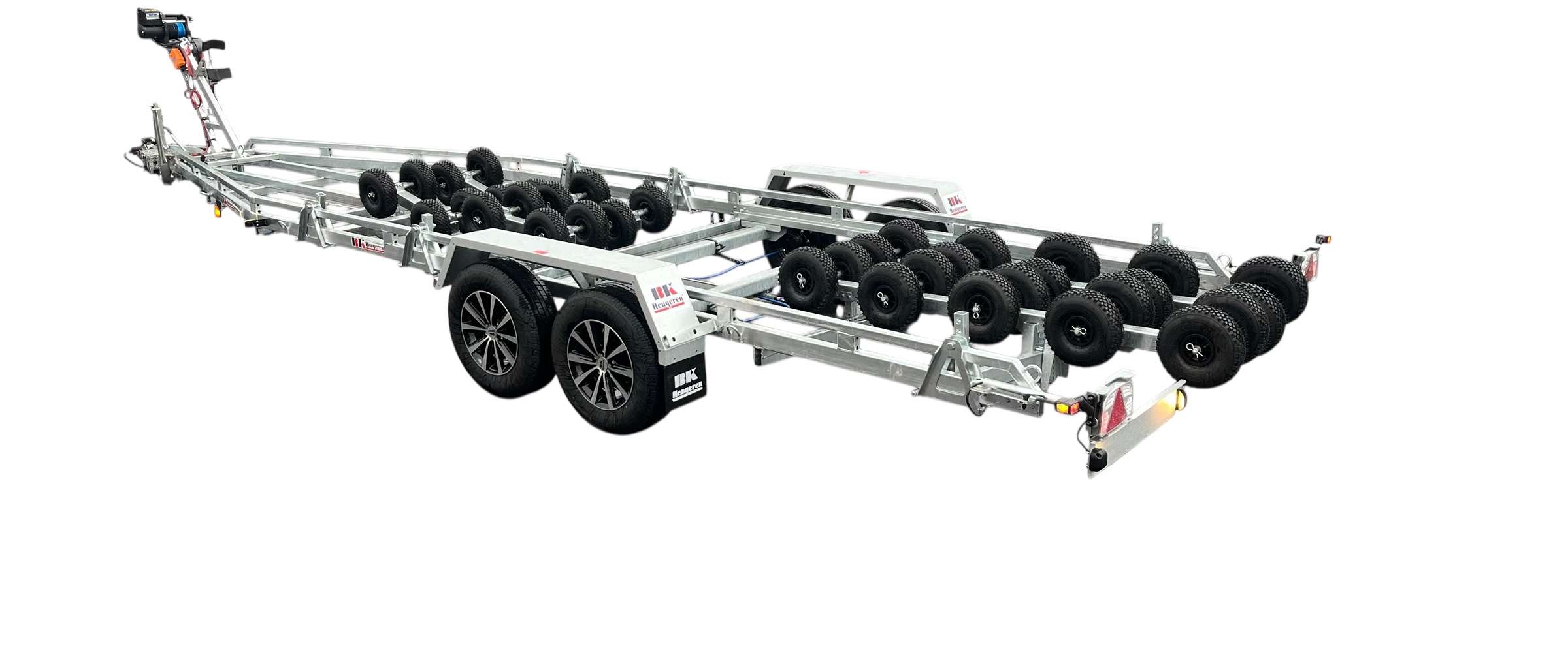 Båttrailer BK P 3526B PRO  med  alufälgar - 6