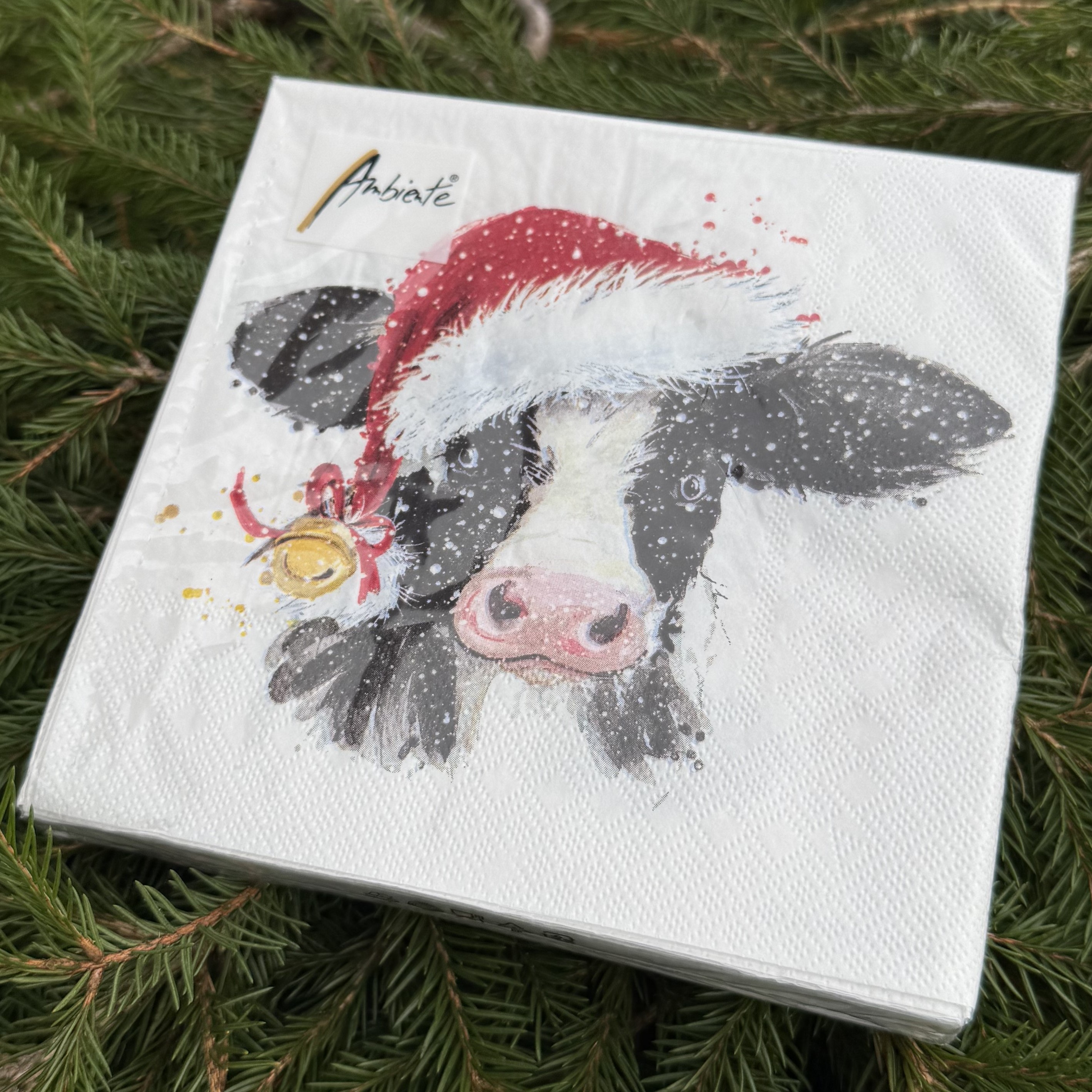 Servett - Christmas cow bell