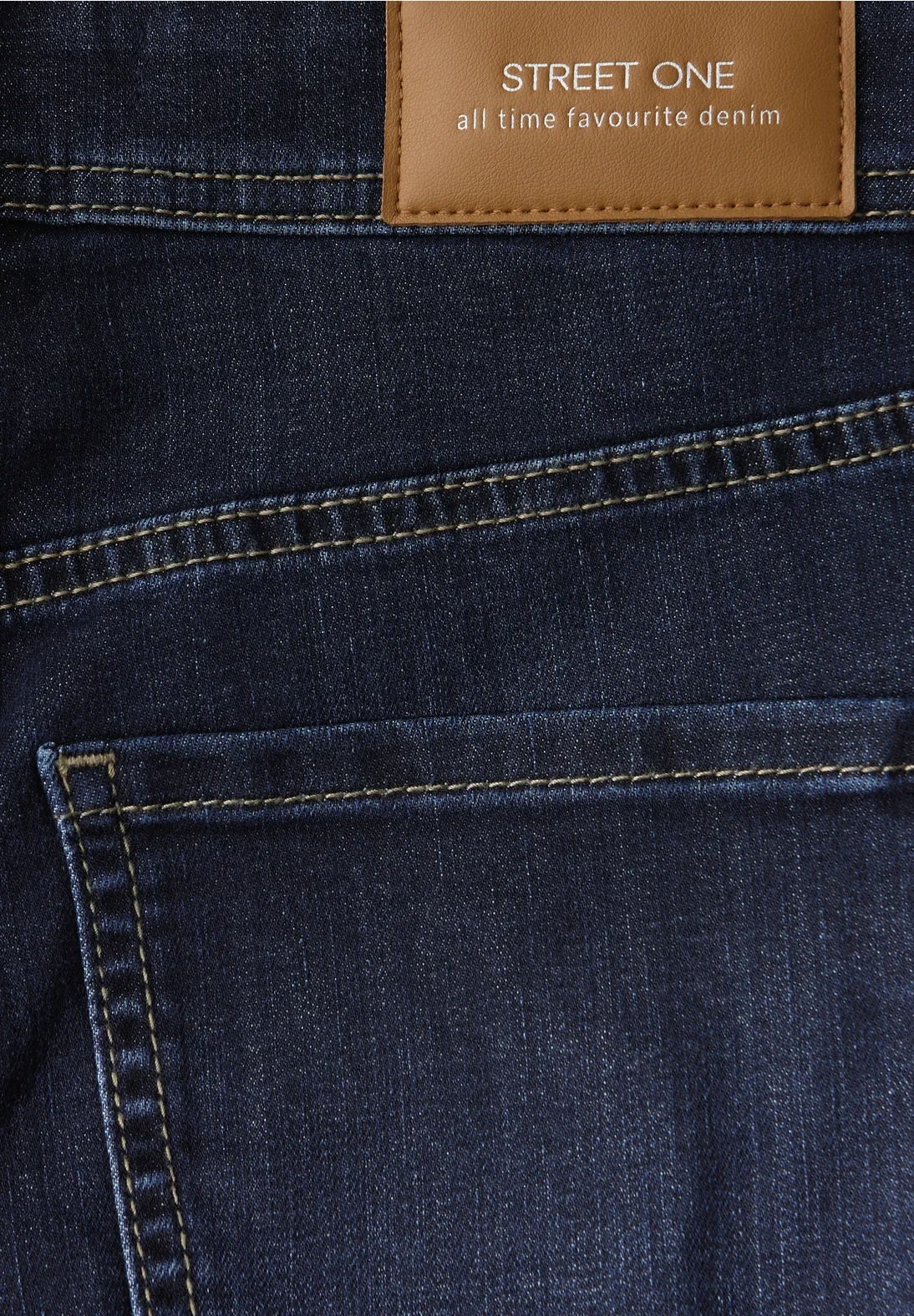 QR Style Straight Leg Dark - Deep Indigo - Street One - 5